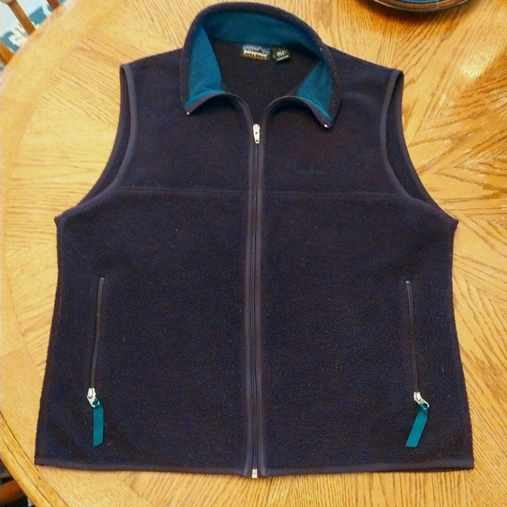 Vintage 90s Patagonia Synchilla vest, made in the USA